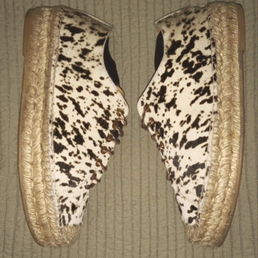 Animal Print Espandrille Size 10